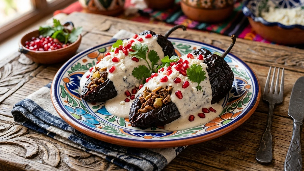 Mexican Stuffed Ancho Chiles Rellenos with Picadillo Recipe cooked to perfection - Yumaroma