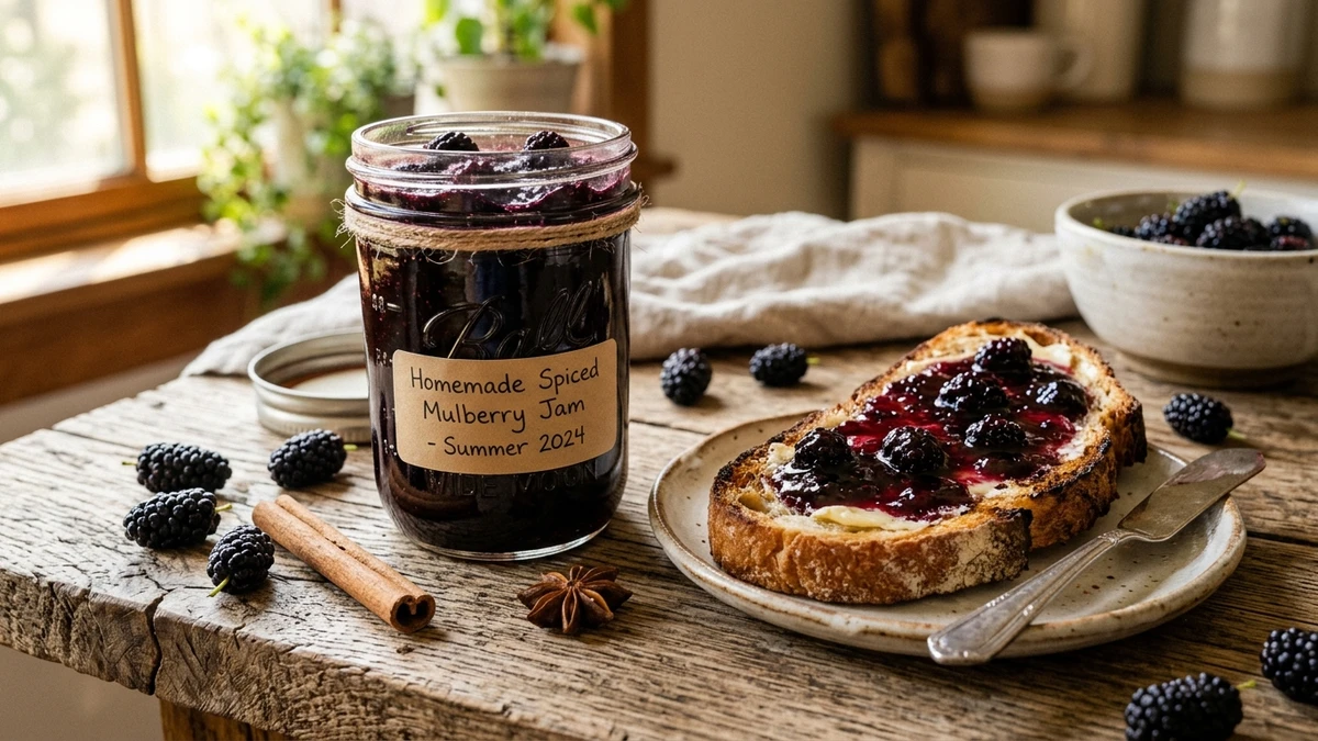 Easy Mulberry Recipes (Fresh Mulberry Jam & Tart Preserve) - YumaRoma Recipe