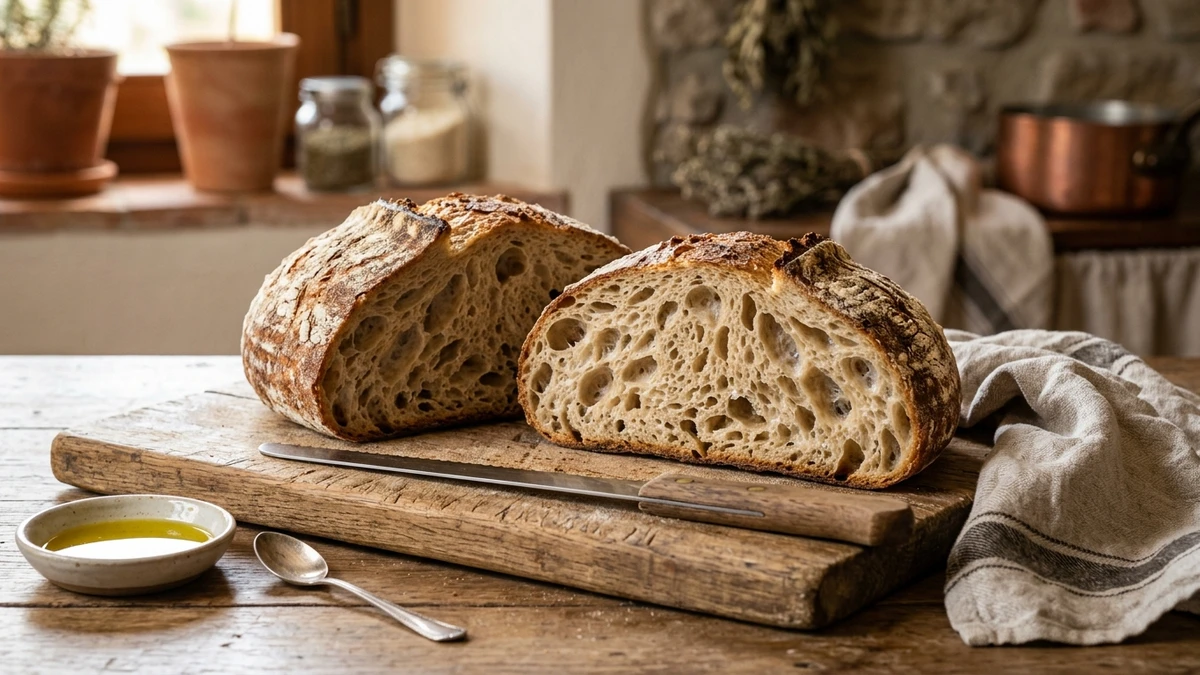 Authentic Italian Nonna's Rustic No-Knead Bread Recipe cooked to perfection - Yumaroma