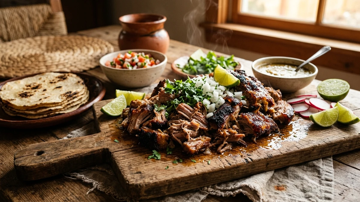 Crispy Oven-Roasted Pork Butt Carnitas Recipe (Michoacán Style) cooked to perfection - Yumaroma