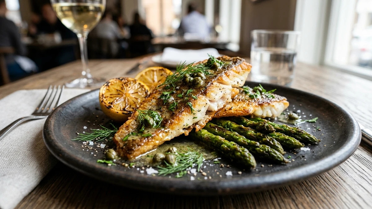 Crispy Garlic Lemon Pan-Fried Pacific Whiting Fillets Recipe cooked to perfection - Yumaroma
