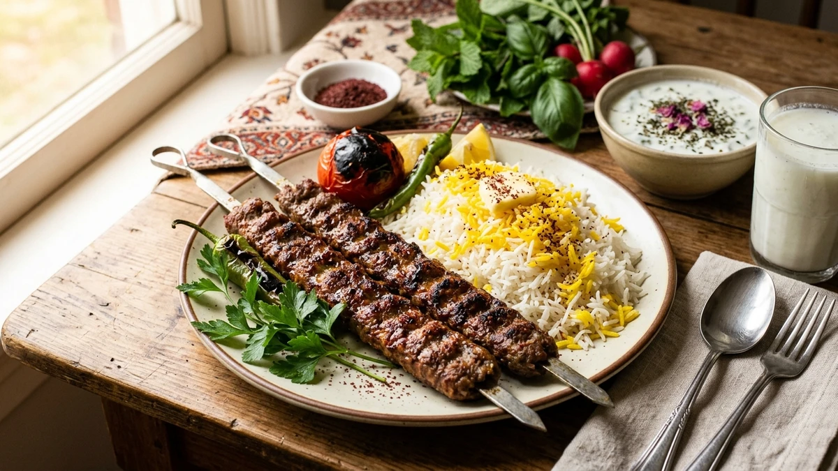 Persian Kabob Koobideh Recipe cooked to perfection - Yumaroma