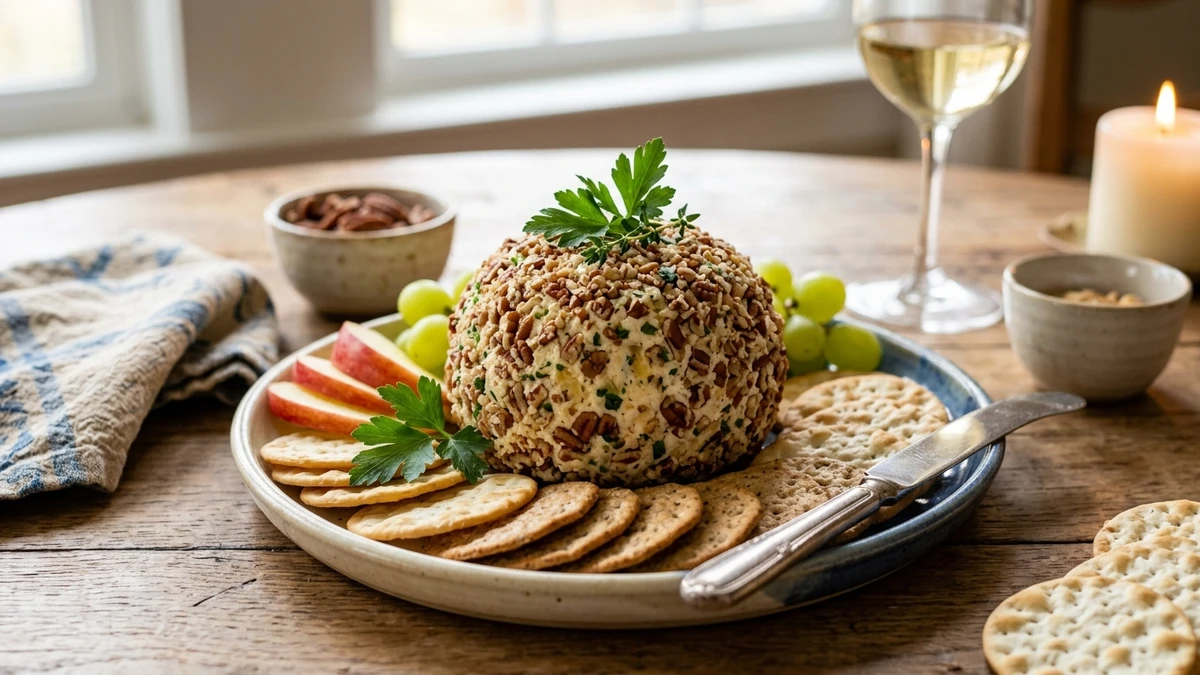 Classic Pecan Pineapple Cheese Ball Recipe cooked to perfection - Yumaroma