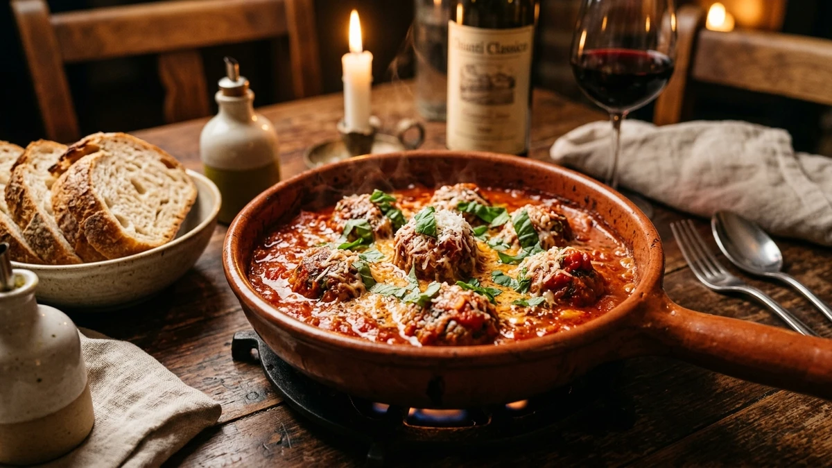 Authentic Italian Polpette al Sugo Recipe (Braised Meatballs) cooked to perfection - Yumaroma