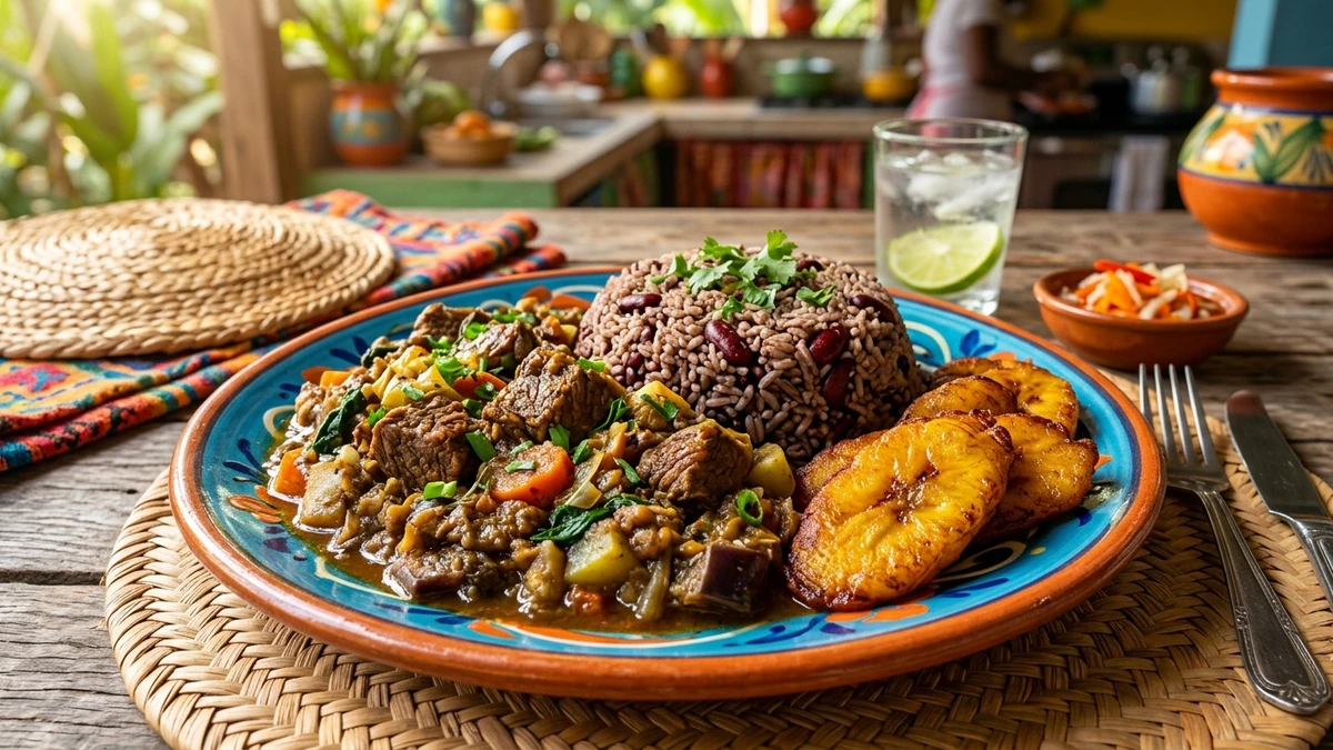 Authentic Haitian Légume Recipe (Braised Vegetable & Beef Stew) cooked to perfection - Yumaroma
