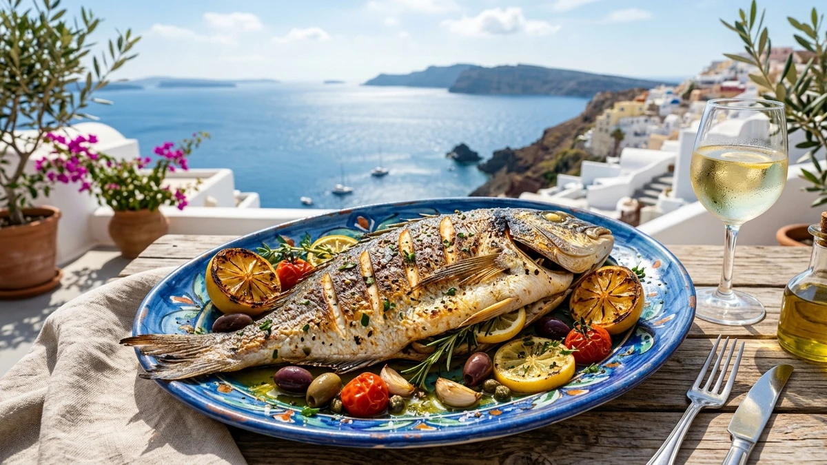 Crispy Pan-Roasted Mediterranean Gilt-Head Bream Recipe (Dorada) cooked to perfection - Yumaroma