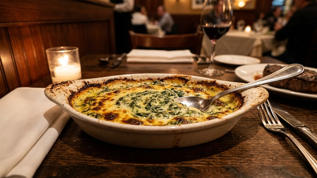 Copycat Ruth's Chris Steakhouse Creamed Spinach Recipe cooked to perfection - Yumaroma