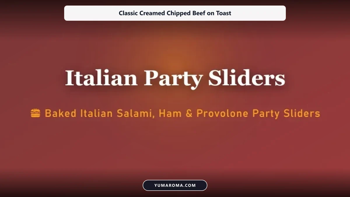 Classic Creamed Chipped Beef on Toast (S.O.S) cooked to perfection - Yumaroma