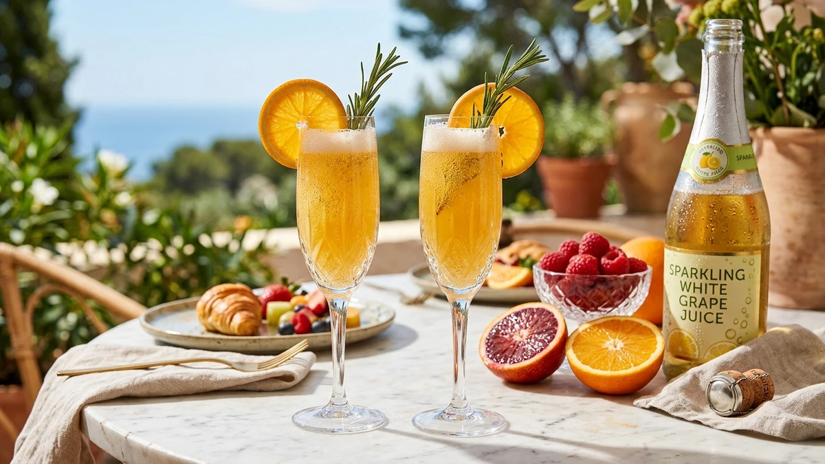 Sparkling Citrus Mockmosa Non-Alcoholic Mimosa Recipe (5-Minute) cooked to perfection - Yumaroma