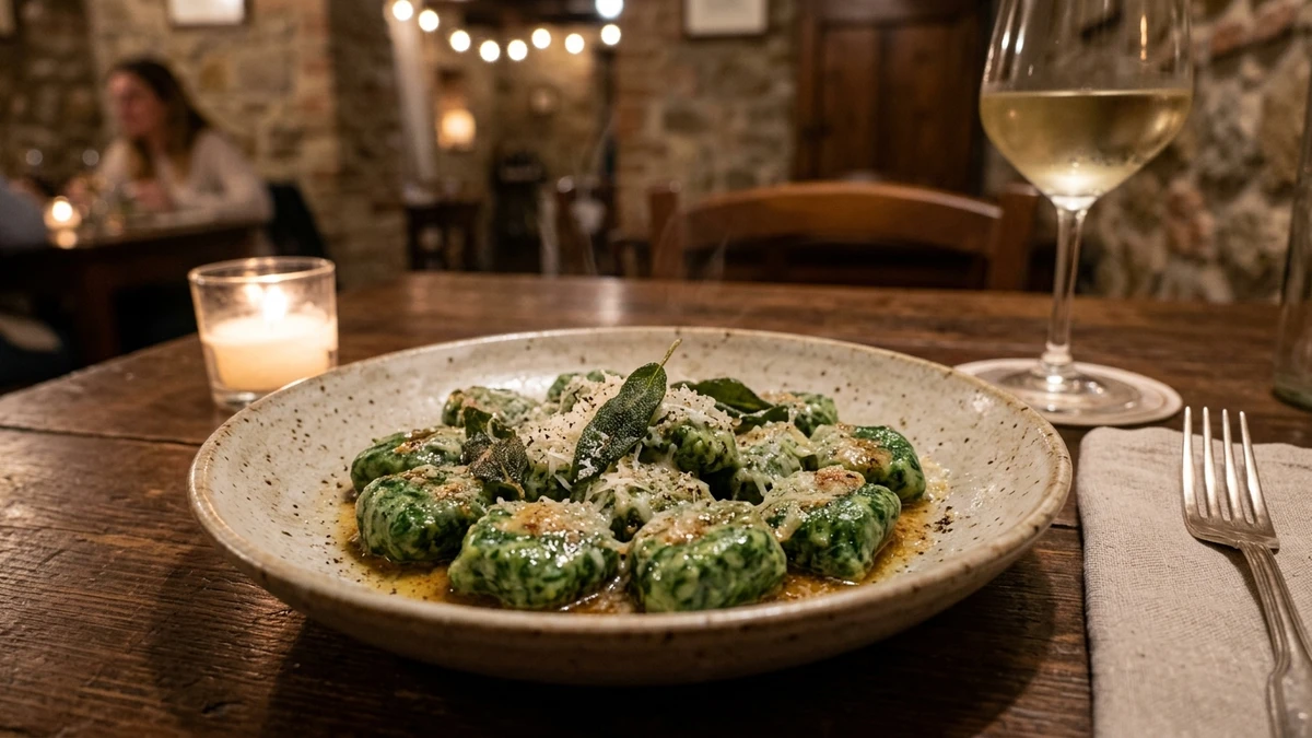 Authentic Tuscan Ricotta Spinach Gnocchi Recipe (Gnudi) cooked to perfection - Yumaroma