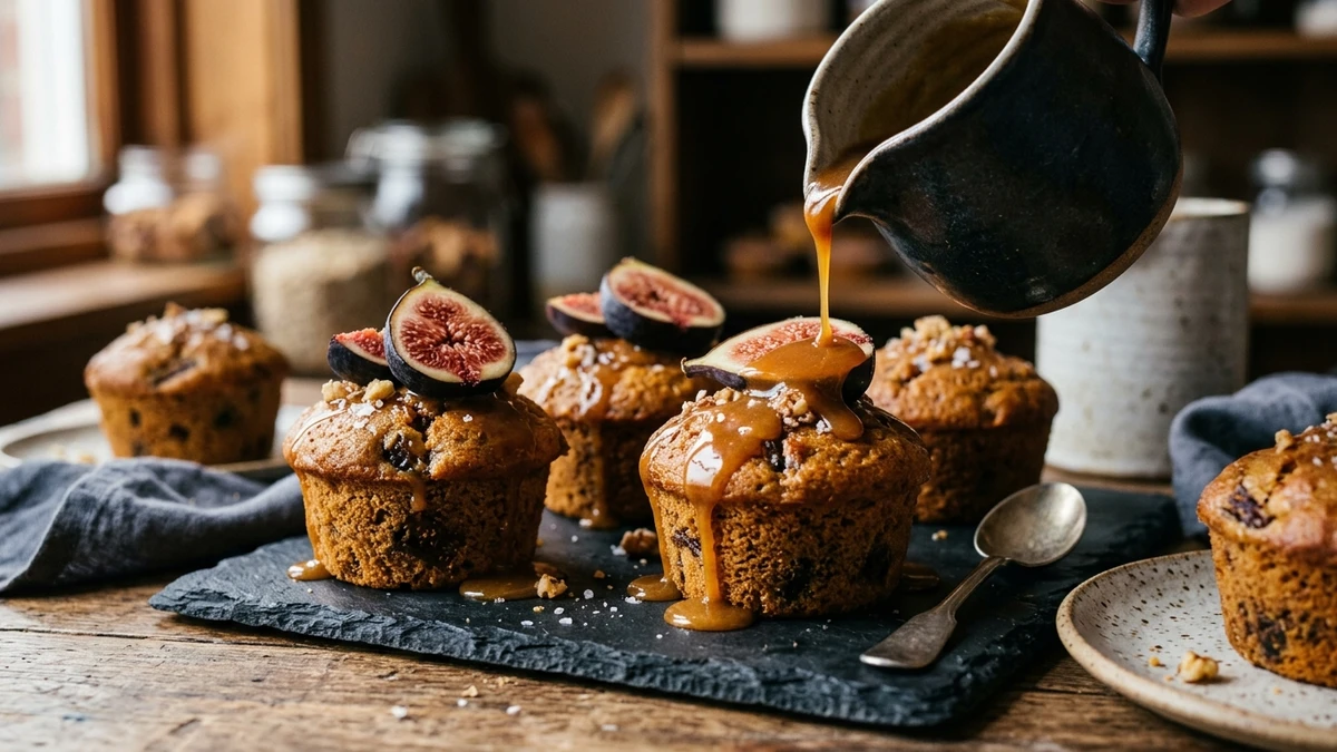 Sticky Toffee Figgy Cupcakes - YumaRoma Recipe
