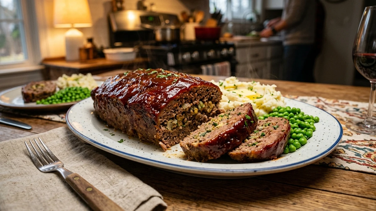 Savory 4-Ingredient Stove Top Stuffing Meatloaf Recipe cooked to perfection - Yumaroma