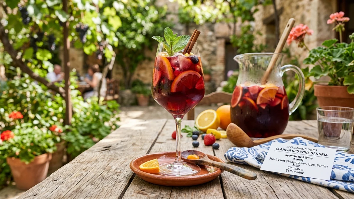 Refreshing Summer Spanish Red Wine Sangria Recipe cooked to perfection - Yumaroma