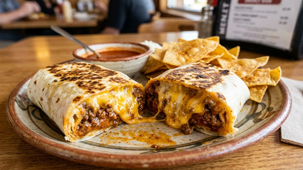 Copycat Taco Bell Chili Cheese Burrito Recipe (The Chilito) cooked to perfection - Yumaroma