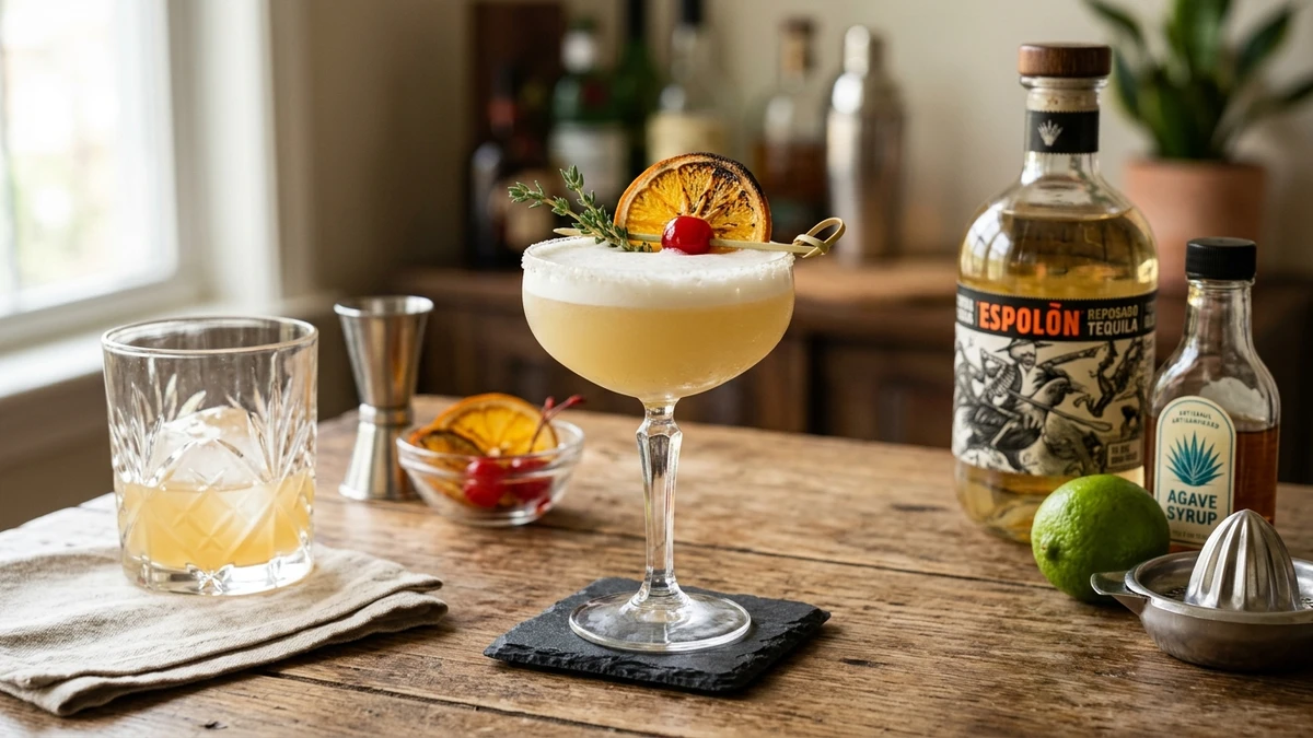 Classic Tequila Sour Recipe cooked to perfection - Yumaroma