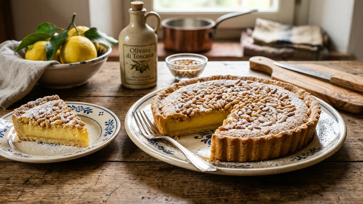 Traditional Italian Torta della Nonna Recipe (Grandmother's Tart) cooked to perfection - Yumaroma