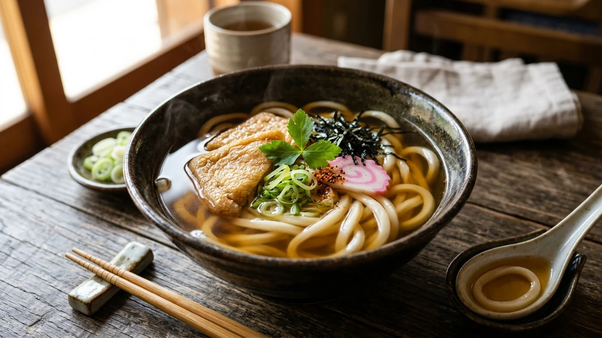 Authentic Japanese Dashi Udon Noodle Broth Recipe cooked to perfection - Yumaroma