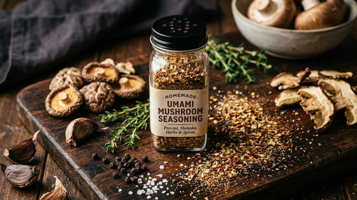 Homemade Umami Mushroom Seasoning Blend Recipe (Trader Joe's Copycat) cooked to perfection - Yumaroma