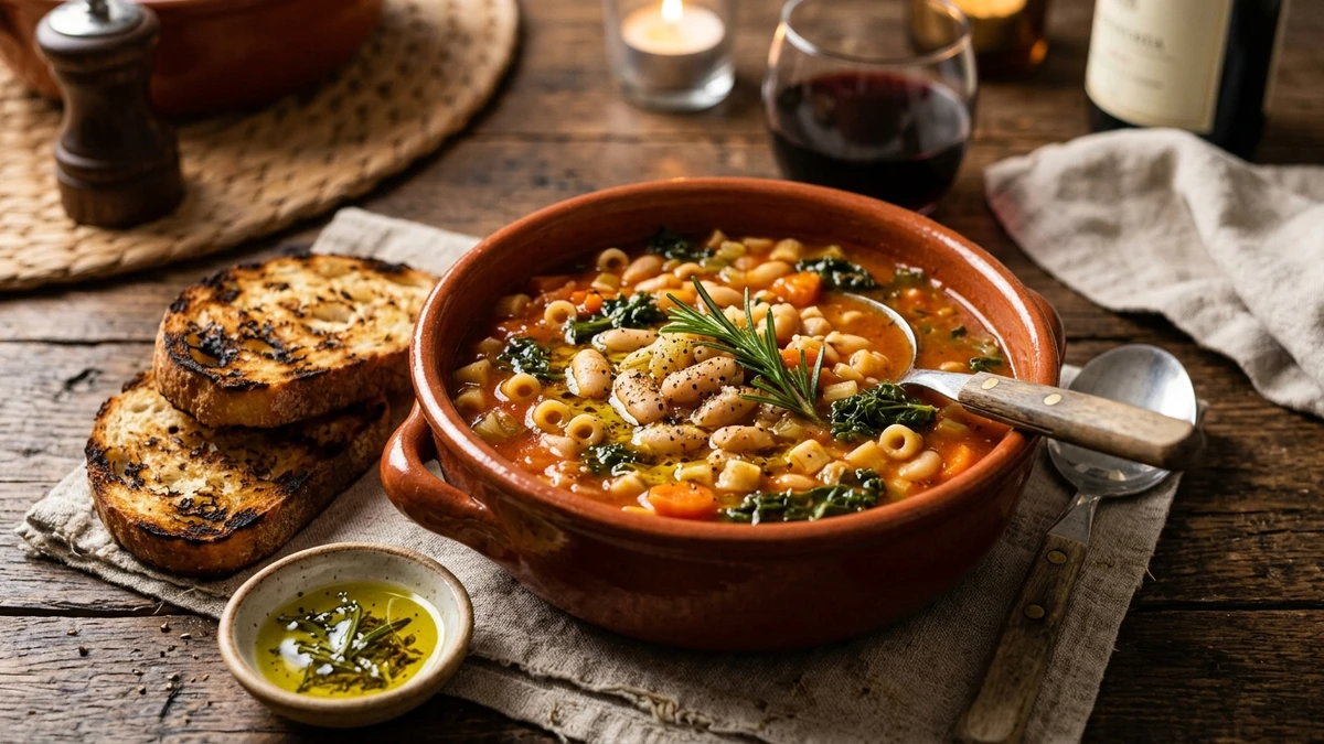 Authentic Vegan Italian Pasta e Fagioli Recipe (30-Minute) cooked to perfection - Yumaroma