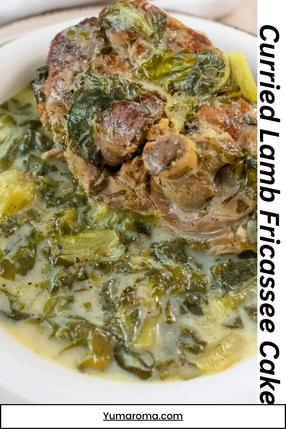 Curried Lamb Fricassee Cake