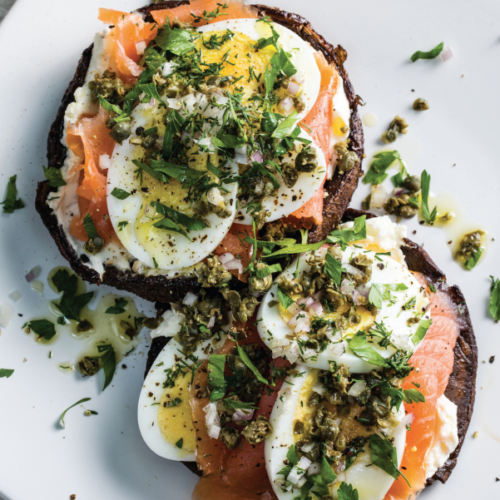 Smoked Salmon Brunch Plate