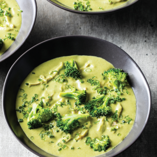 Broccoli-Cheddar Soup With Chicken