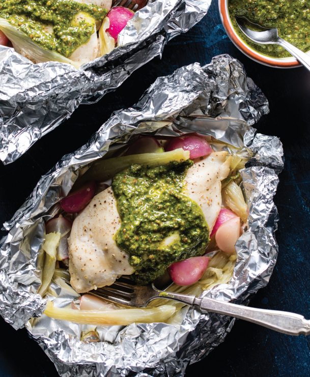 Chicken And Radishes
