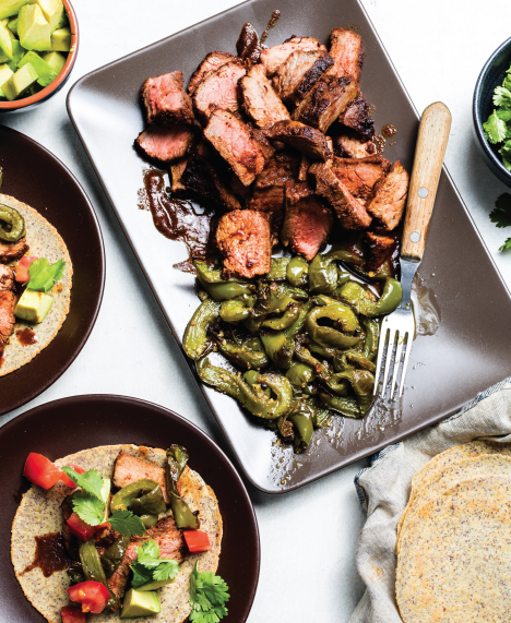 One-Pan Steak Fajitas