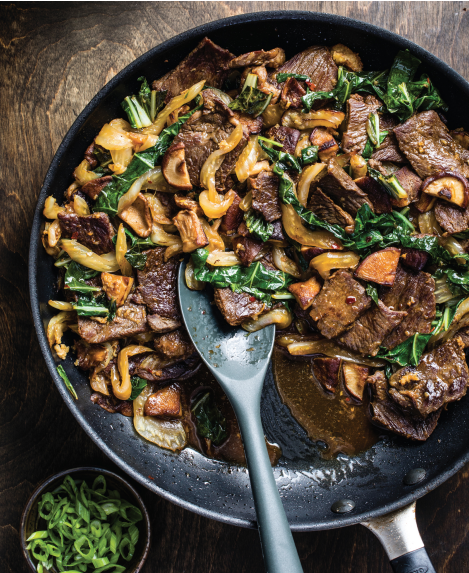 Beef Stir-Fry With Bok Choy And Shiitakes