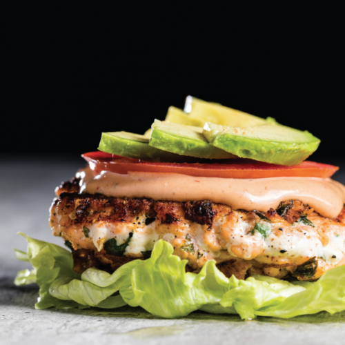 Grilled Salmon Burgers