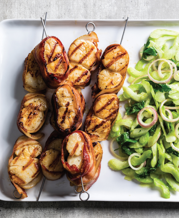 Grilled Celery Salad