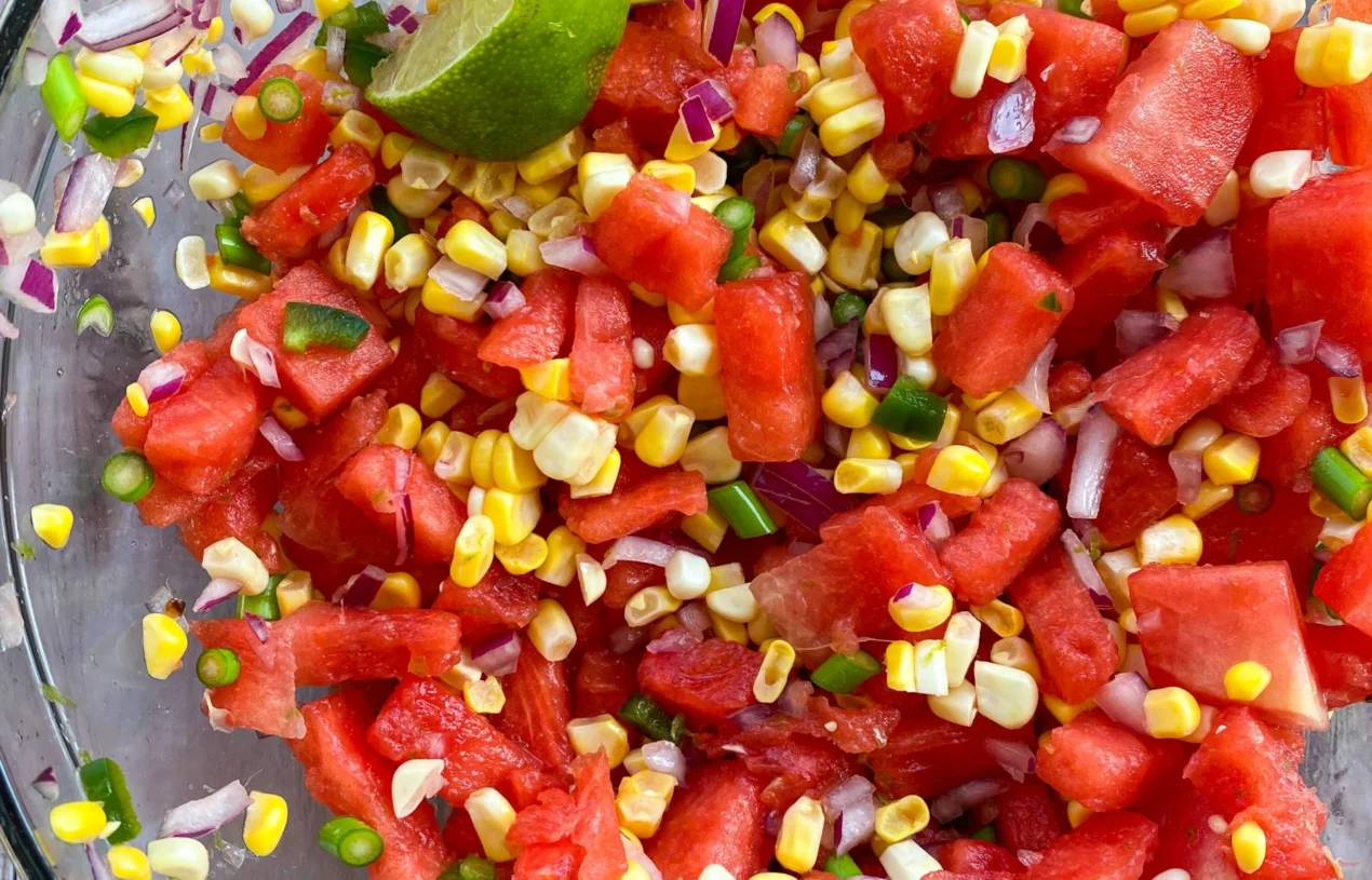 Corn-Melon Salsa