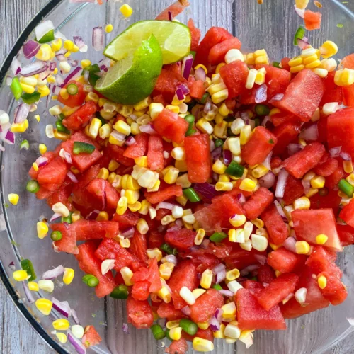 Corn-Melon Salsa