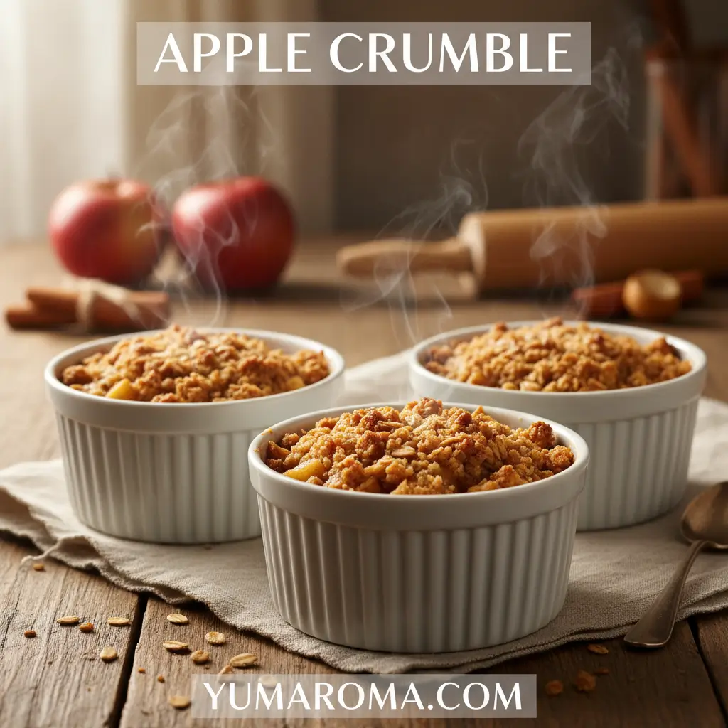 Apple Crumble - Warm Cinnamon & Oat Crunch 1 APPLE CRUMBLE