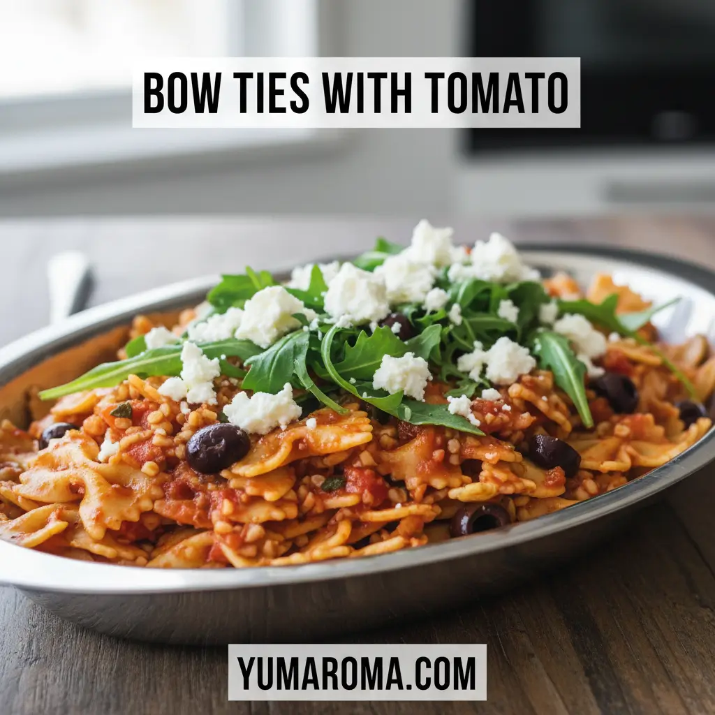 Bow Ties with Tomato & Bulgur