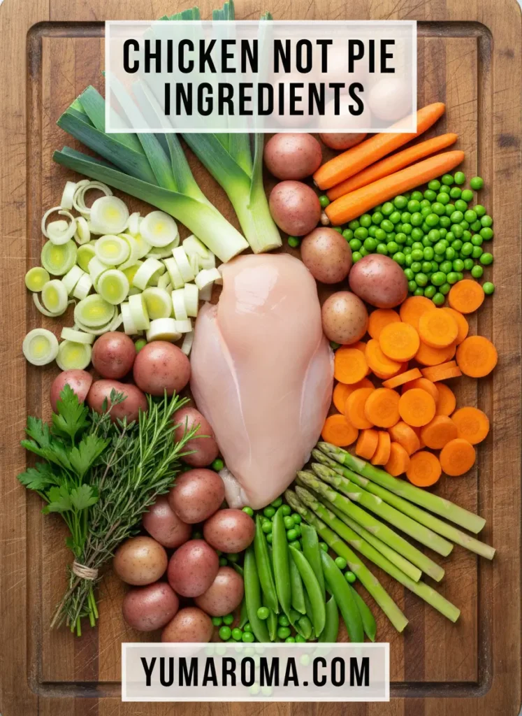 CHICKEN NOT PIE INGREDIENTS