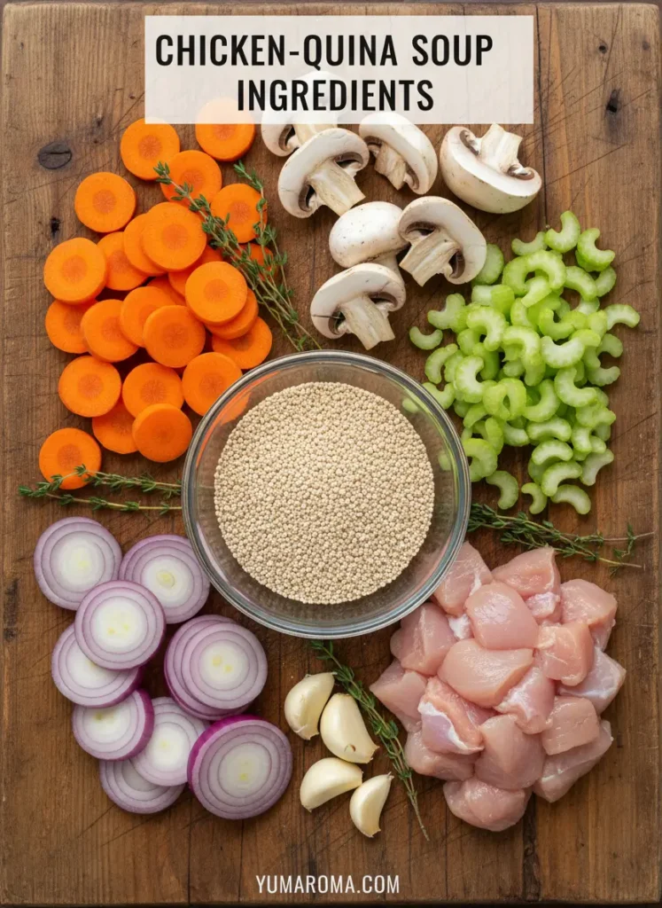 Chicken-Quinoa Soup - High-Protein Recovery Meal 3 CHICKEN-QUINOA SOUP