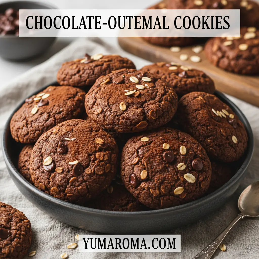 CHOCOLATE-OATMEAL COOKIES