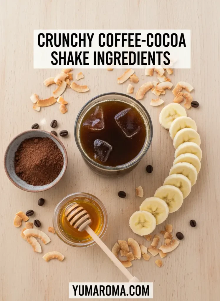 CRUNCHY COFFEE-COCOA SHAKE INGREDIENTS