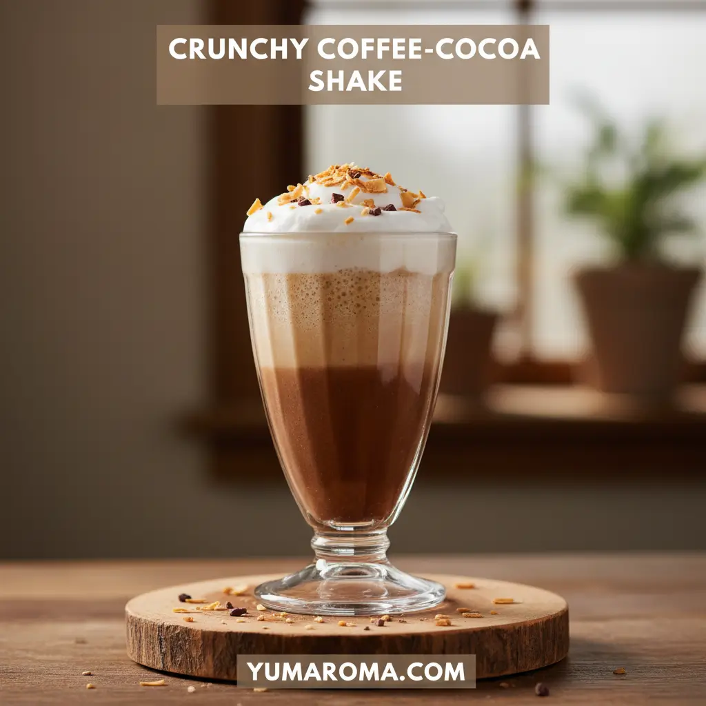 CRUNCHY COFFEE-COCOA SHAKE
