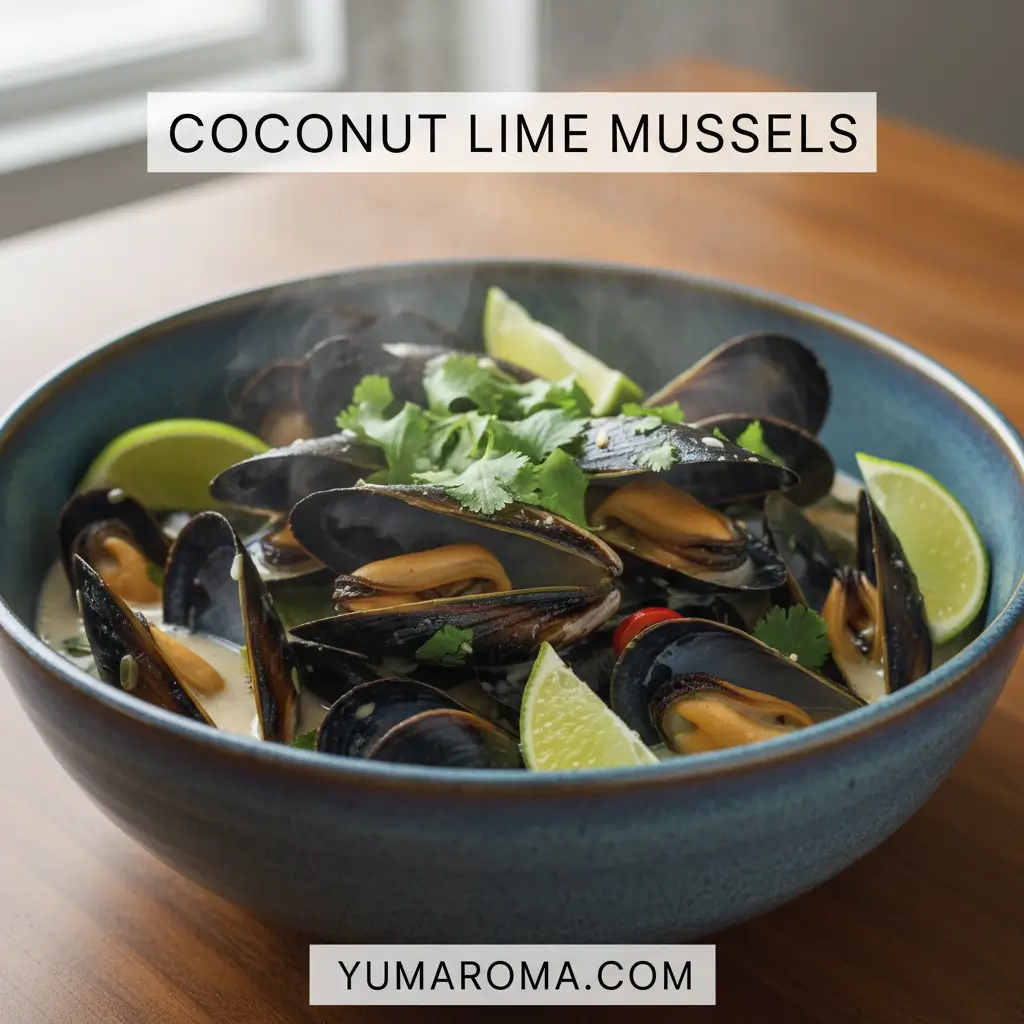 Coconut Lime Mussels