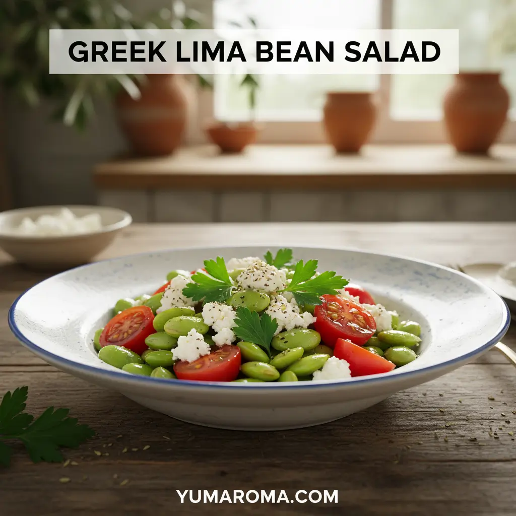 GREEK LIMA BEAN SALAD