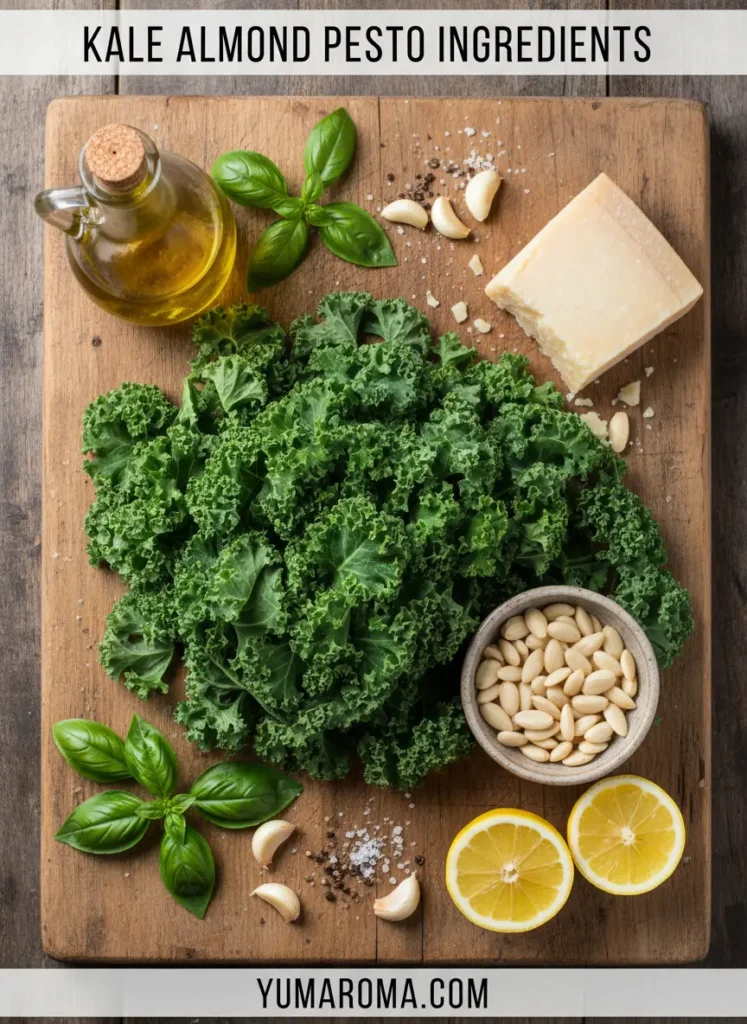 KALE ALMOND PESTO INGREDIENTS