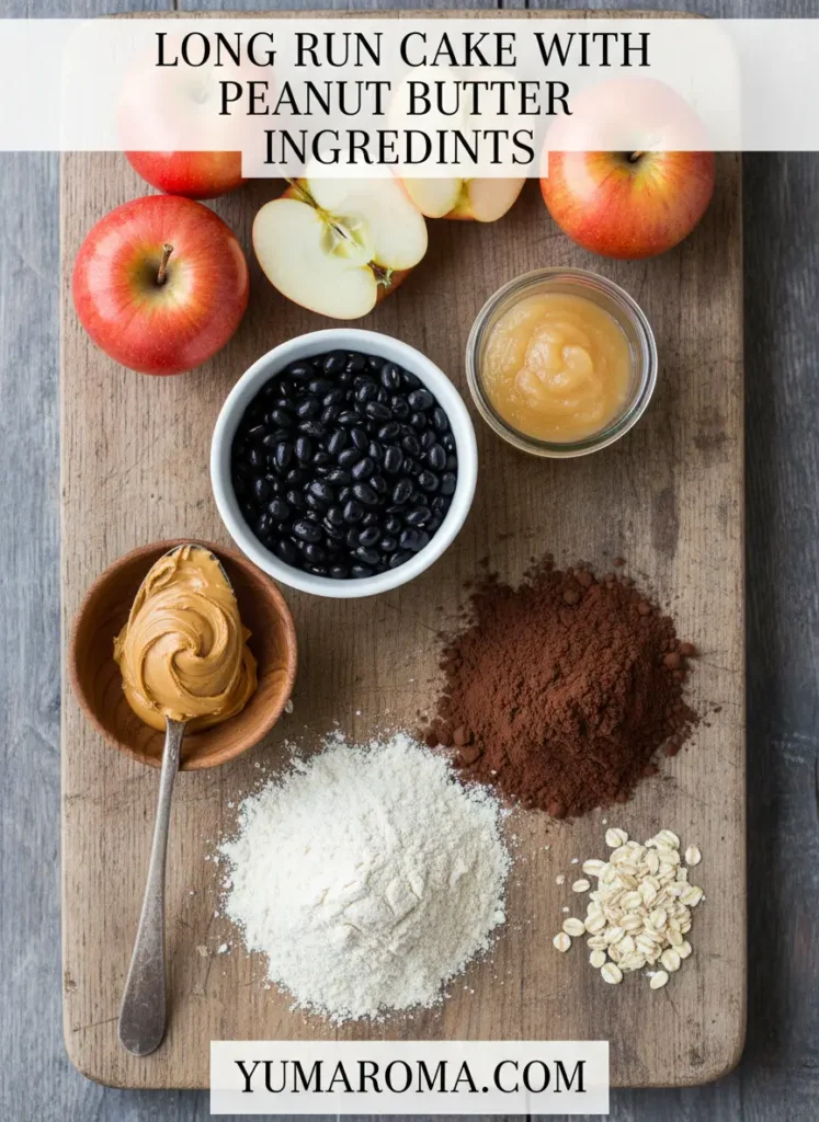 Long Run Cake With Peanut Butter - Fudgy & Healthy 2 LONG RUN CAKE WITH PEANUT BUTTER INGREDIENTS