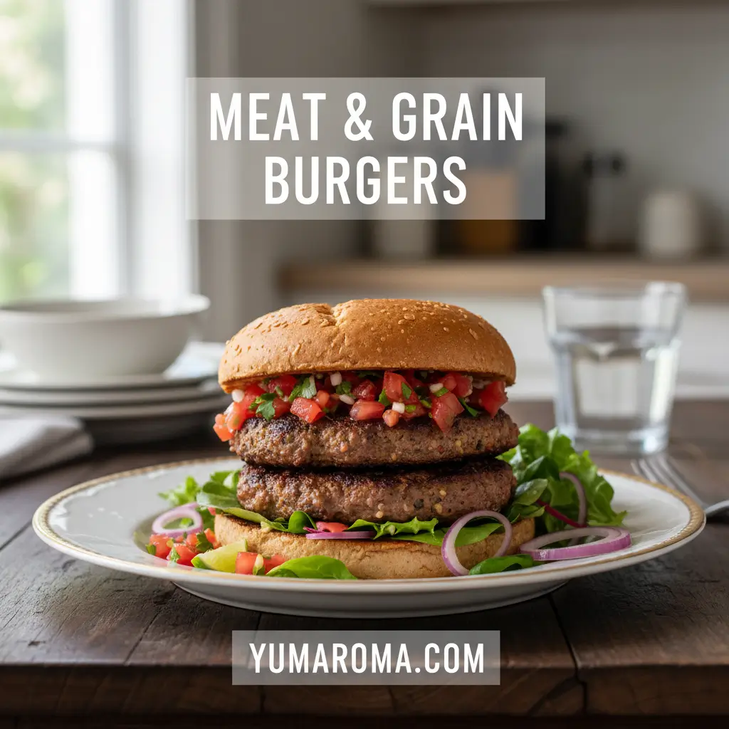 MEAT & GRAIN BURGERS