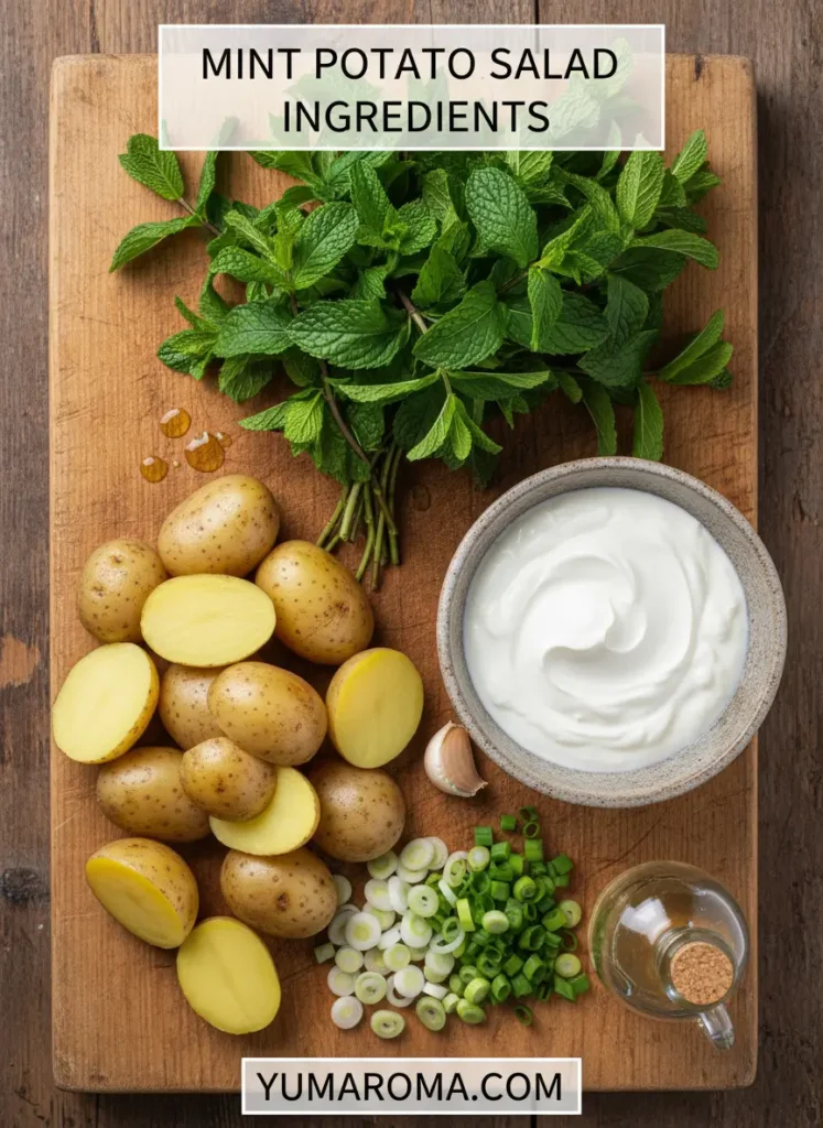MINT POTATO SALAD INGREDIENTS