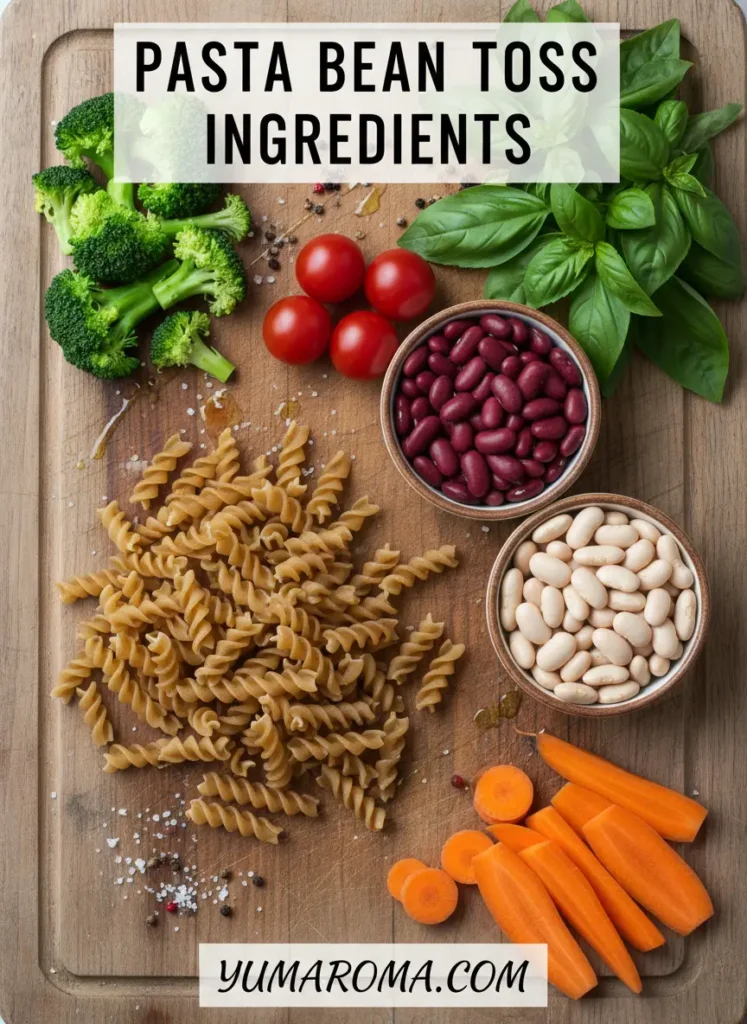 Pasta Bean Toss - Post-Run Recovery Power Meal 5 PASTA BEAN TOSS INGREDIENTS