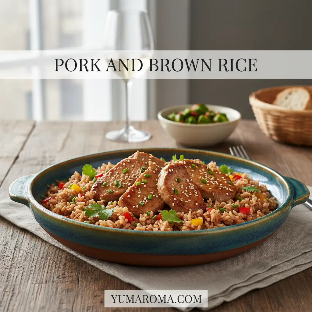PORK AND BROWN RICE