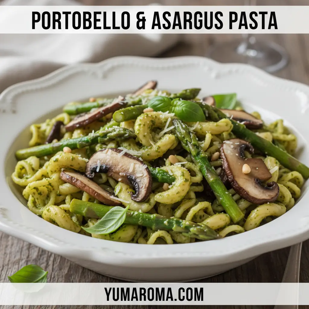 PORTOBELLO & ASPARAGUS PASTA