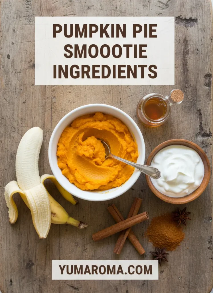 PUMPKIN PIE SMOOTHIE INGREDIENTS